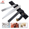 3 In 1 Wood Saw Garden Hand Saw 9/9.5/13 Inch Replaceable Saw Blades for Aluminum Copper PVC Pipe Wood Cutting