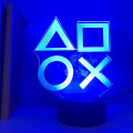 Voice Control Game Icon Light PS4 Mood Flash Lamp Acrylic Atmosphere Neon Light Sign Commercial Lighting Club Wall Decoration