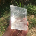 50g+ Natural Iceland spar quartz Crystal Museum Quality Fine Teaching specimens