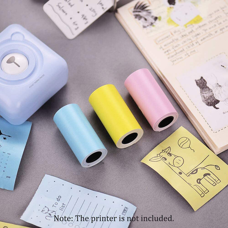 3 rolls Mini Printer for Paperang & Peripage Thermal Paper 57mm x 30 mm POS Printer Mobile Bluetooth Cash Register Rolling Paper