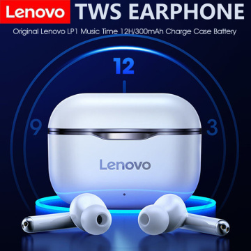 New Original Lenovo LP1 Wireless Bluetooth Headset V5.0 Touch Earphone Stereo 300mAh Durable Battery IPX4 Waterproof