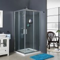 Glass Door Shower Enclosure Chrome Aluminium Bath Shower Enclosure Room Sliding Door