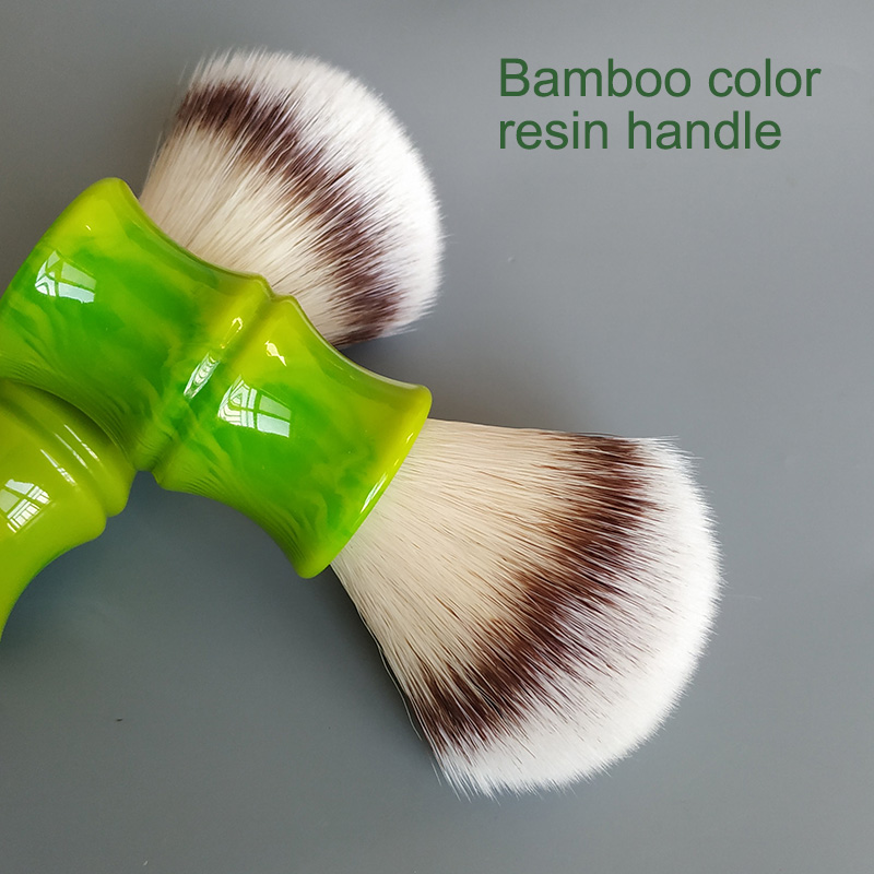 Dscosmetic bamboo color handle T4 soft synthetic hair shaving brush