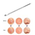 Stainless steel Acne Pimple Blemish Extractor Remover Silver Blackhead Comedone Treatments Face Skin Care makeup Tool