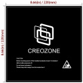 CREOZONE 3D Printer Parts Heat Hot Bed Sticker 5pcs 220x220mm Heatbed Build Surface Plate Sheet New Non Cohesive Gel Build Sheet