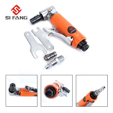 SIFANG 1/4inch 90 Degree Grinder Micro Air Die Grinder Tool Great Grinding Gas Polishing Machine Polisher Cleaning Tool 25000RPM