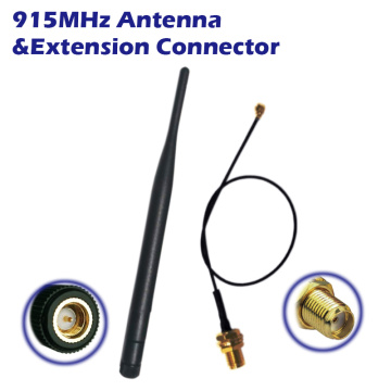 915MHz lorawan antenna 5dbi with 20cm 1.13 Pigtail cable Connector Omni for nbiot node communication wireless control gate-way