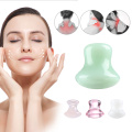 1 PC Face Natural Rose Quartz Massager Facial Jade Stone Roller Beauty Mushroom Shape Massage Tools Relax Health