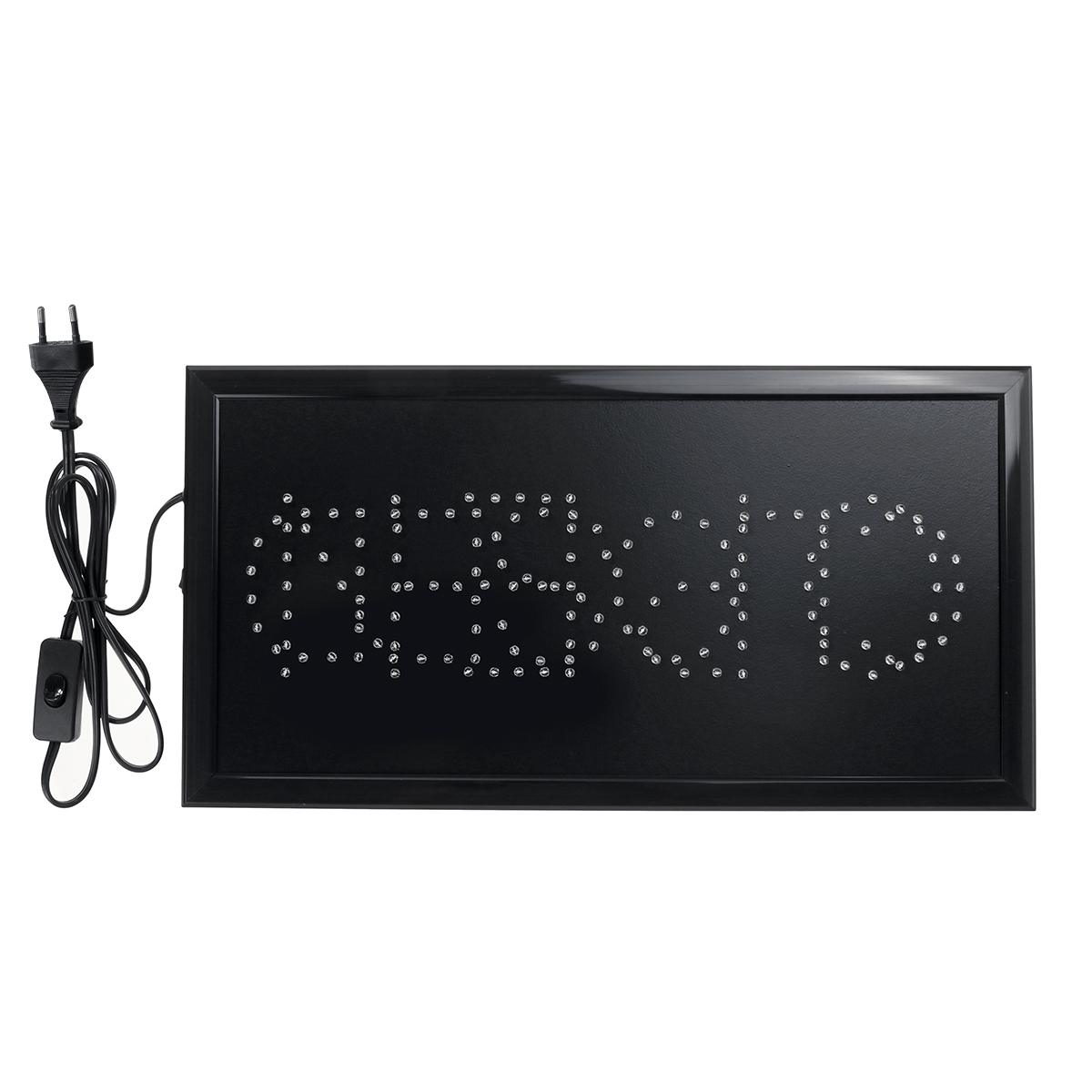 LED Sign Lights Store OPEN CLOSED Light LED Neon Blinking Lamp For Business Shop Bar Club Lighting Board Hanging Lights