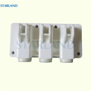 White Color Front Panel Distributing Valve Block Spare Part Ice Cream Makers Accessories Replacement Soft Serve Machines