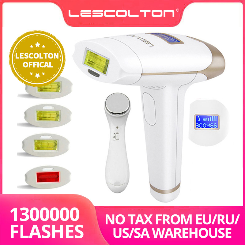 Lescolton IPL Laser Epilator 1300000 Pulses Hair Removal LCD Display Machine T009i Permanent Bikini Trimmer Electric depilador