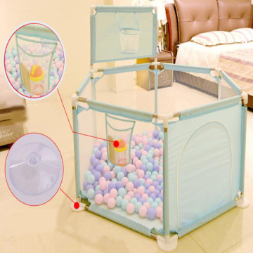 Children's Playpen For Baby Oxford Cloth Fence With Basket Kids Dry Ball Pool Pit As Newborn Gift Game Toy Tent Safety Guardrail