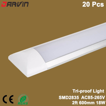 Led Linear light Clean Purification Tube Light 2ft/18W 600mm 60cm Led Tube Lamp Flat Batten Light Linear Lamp