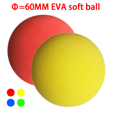 60mm Big Golf Balls EVA Ball Diameter Red Yellow cat dog puppy pets chew practice soft toys new tennis balls 2pcs/pack 9g/pcs