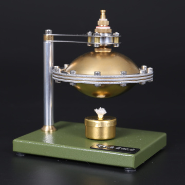 UFO Spin Suspension Hot Air Stirling Engine Motor Steam Heat Electricity Generator Machine Education Model Toy Kits