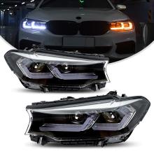 HCMOTIONZ High Quality Car Front Lamps Angel eye version 2018-2020 DRL LED Headlights For BMW G30 G38