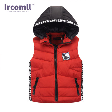 2018 Autumn and Winter Children Vest Duck Down Warm Hooded Coat Boy Girl Outwear Infant sleeveless Jacket Cotton Kid Clothe