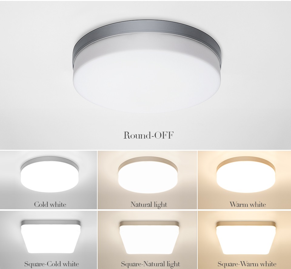 LED ceiling lights for room 18W 24W 36W 48W Cold Warm White Natural light LED fixtures ceiling lamps for living room lighting