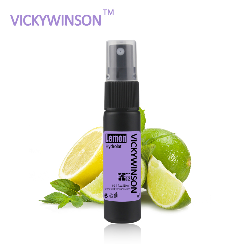 VICKYWINSON Lemon hydrolat 10ml muscle fine genuine natural lemon grass Hydrosol Moisturizing Lotion WC12