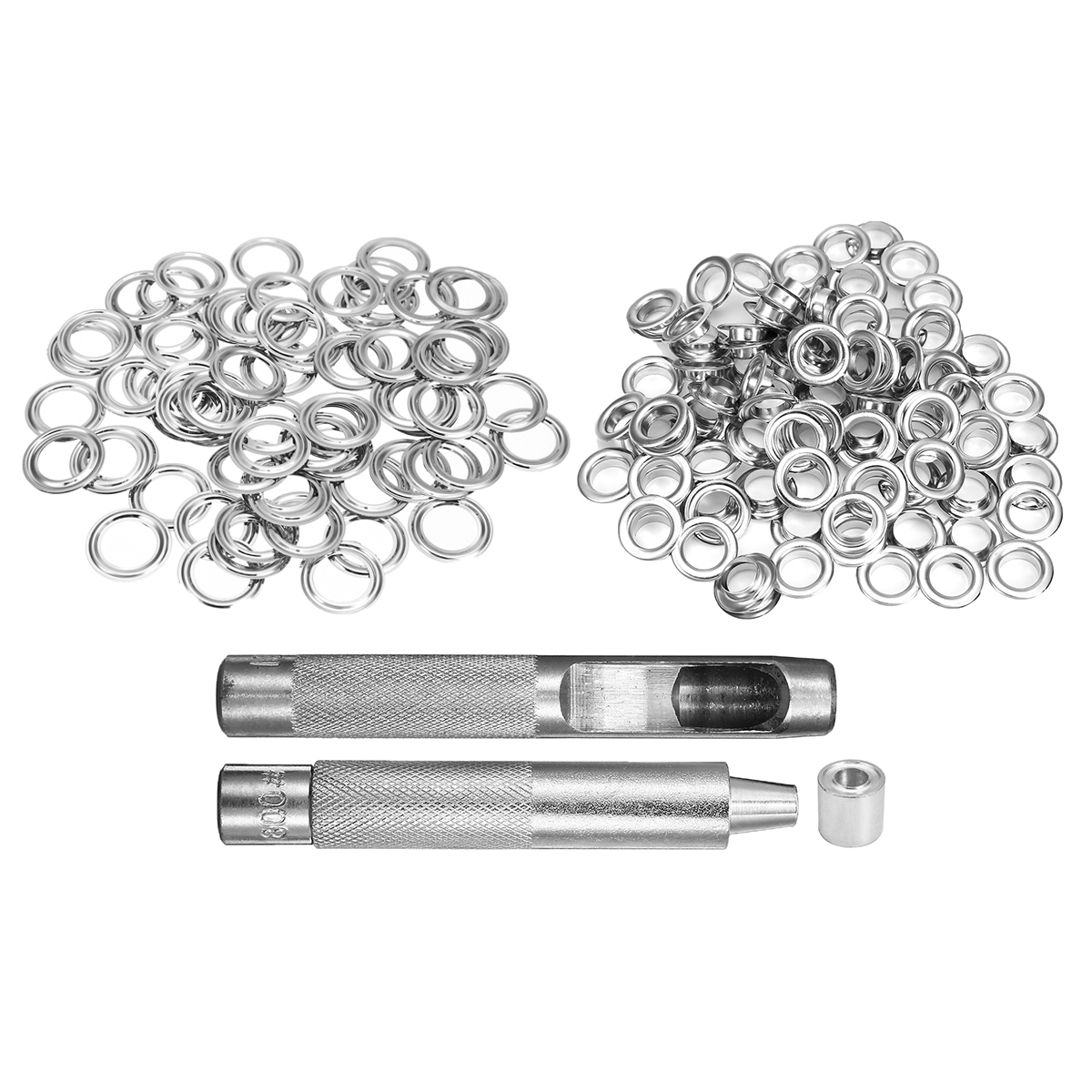 100 Set Metal Eyelets Grommets With Installation Tools Kit Clothes Accessories DIY Craft Garment Eyelets