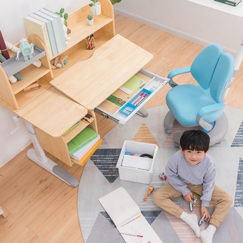 Quality Modern student writing desk wooden study kids desk for Sale