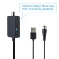 Low Noise USB TV Antenna Amplifier Digital Hd DVBT2 Signal Booster for TV Aerial
