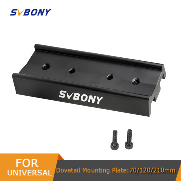 SVBONY Dovetail Telescope Mounting Plate 70/120/210mm for Equatorial Tripod Long Version Binocular/Monocular for Astronomy