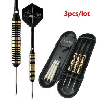 3pc/lot Professional 24 grams Steel Tip Darts Hard Brass Darts with Aluminum Shafts Nice Dart Flights for Darts Games