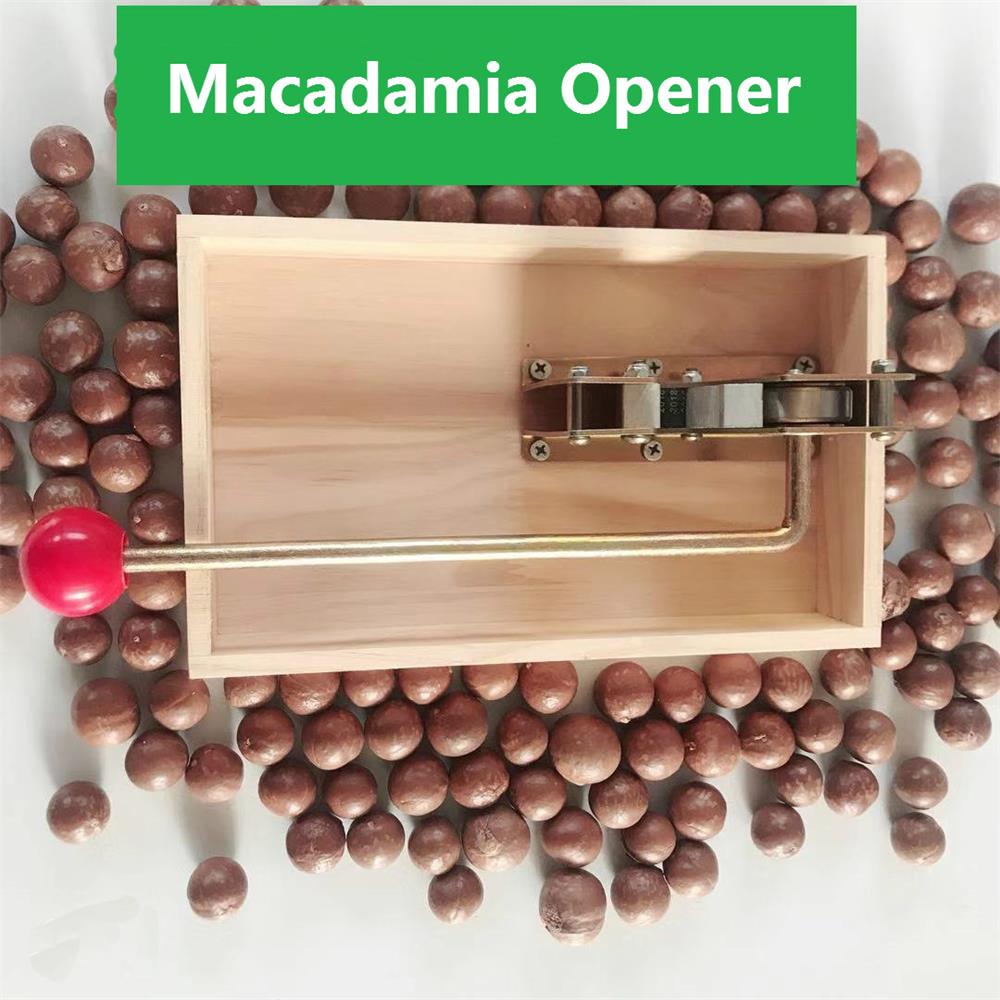 Hawaiian Fruit Manual Macadamia Nut Opener Nut Cracker Machine Walnut Nutcracker Nut Sheller Tool Kitchen Accessories