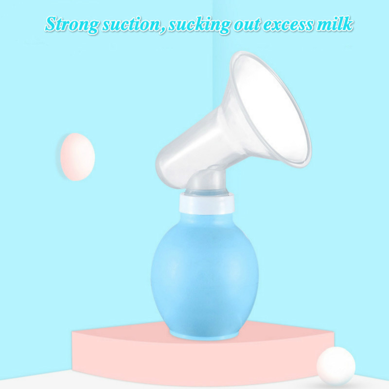 Silicone breast pump portable manual simple elbow breast milk milking machine