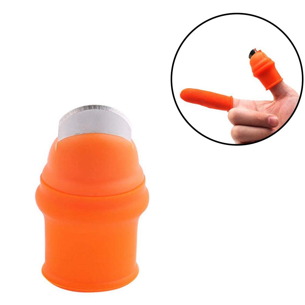 NEW Silicone Thumb Cutter Set Labor-saving Harvesting Plant Picking Tool Vegetable and Fruit Gardening Tools #30