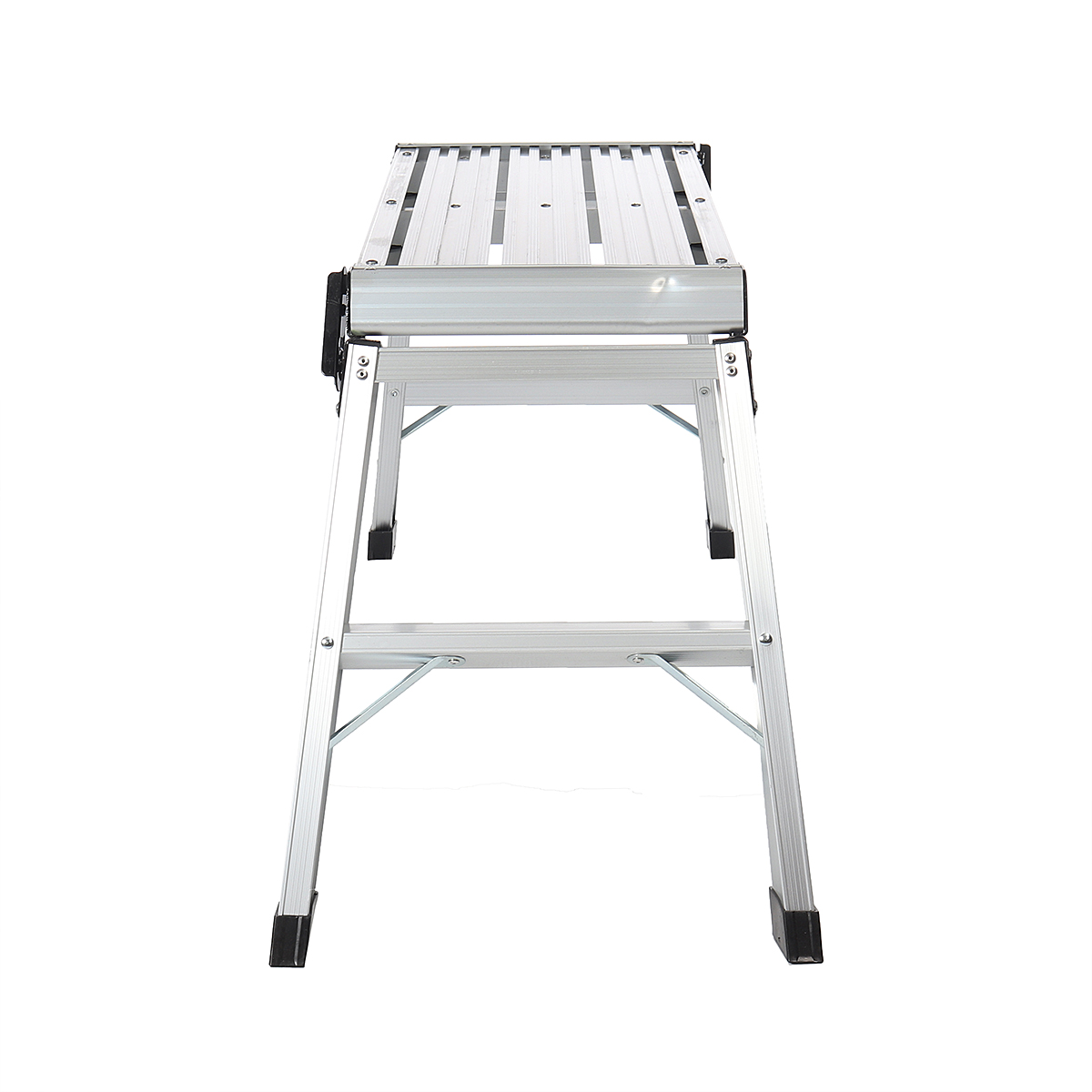 Aluminum Alloy Platform Step Up Stool Step Ladders Non-Slip Folding Work Bench Drywall Ladder Warehouse Home Construction Tools