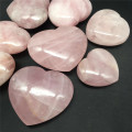 natural crystal stone rose quartz love heart Shaped Stone healing crystal gemston 60-80mm