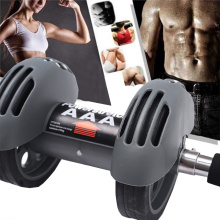 NOZAKI New Abs roller round belly wheel rebound abdominal muscle wheel fitness press roller abs trainer sport at home gym