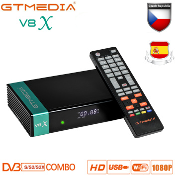 V8X Satellite TV Receiver GTmedia DVB-S/S2/S2X SCART CA Build in WiFi 1080P HD Digital Satellite Decoder V8 Nova V9 Super