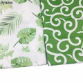 Green Big Leaves Syunss Cotton Fabric Tilda Tissus Patchwork Meter Baby Cloth Bedding Textile DIY Handmade Sewing Tedios Quilt