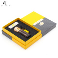 COHIBA Gadgets Men Transparent Butane Gas Lighter Winproof 3 Jet Flame Torch Lighter Cigarette Smoking Lighters For Cigar