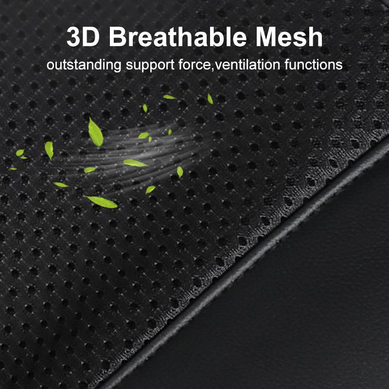 12V Car Blowing Cool Wind Cold Air Mesh Cushion Seat Leather with 4 BUILT-IN Fan Summer Refrigeration Cooling Ventilation Seat