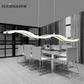 38w Hanging Lamp Led Pendant Light For Dining room Kitchen Living room Acrylic Modern Ceiling Pendant Lamp Fixtures 110v 220v