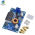 XL4015 High power 5A 75W DC-DC Adjustable Step-down Charger Module Step Down Buck Converter LED Driver with Red Voltmeter