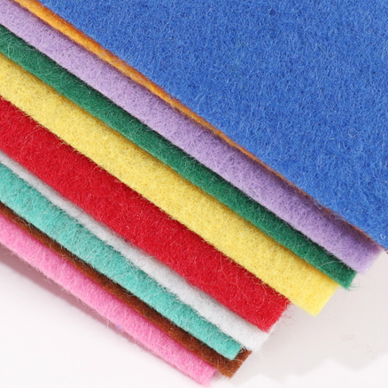 40Pcs Nonwoven Fabric DIY Toys Christmas Gift A4 Colorful Manual Felt Cloth for Tablecloth Hand Sewing Crafts Material 20x30cm
