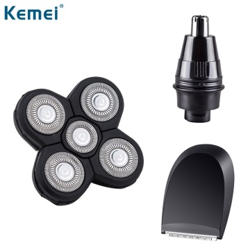 Original Kemei KM-5886 Replacement Electric Shaver Washable 5D Floating Cutter Head Sideburns Nose Trimmer Head
