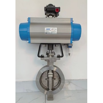 Pneumatic butterfly valve - eccentric