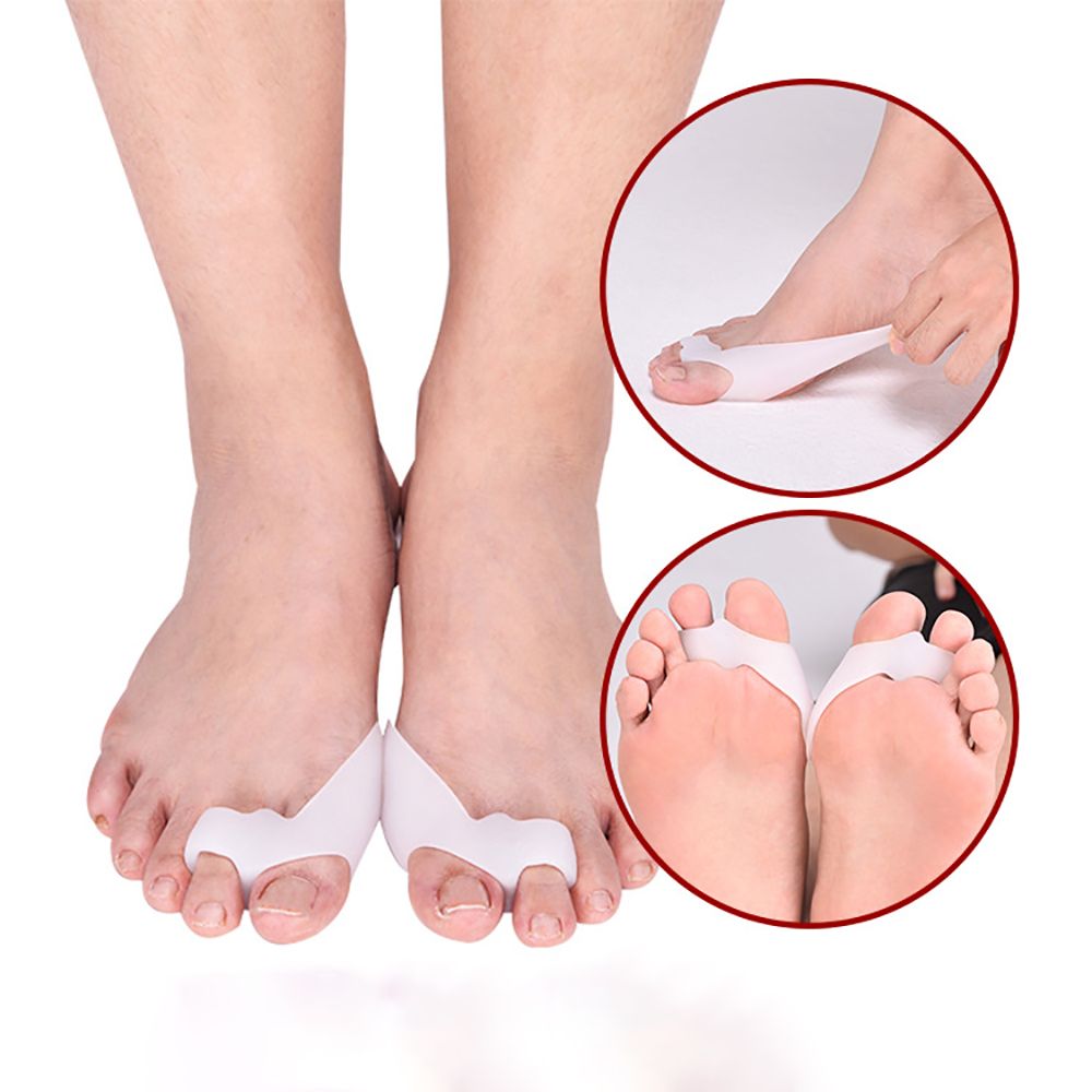 Fabric Finger Toe Protector Separator Applicator Pedicure Corn Callus Remover Hand Pain Relief Soft Silicone Tube Foot Care Tool