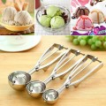 New Stainless Steel Kitchen Tool Ice Cream Scoop Mash Potato Scoop Cream Spoon Ice Cream Tools 3 Size For Choose Portable
