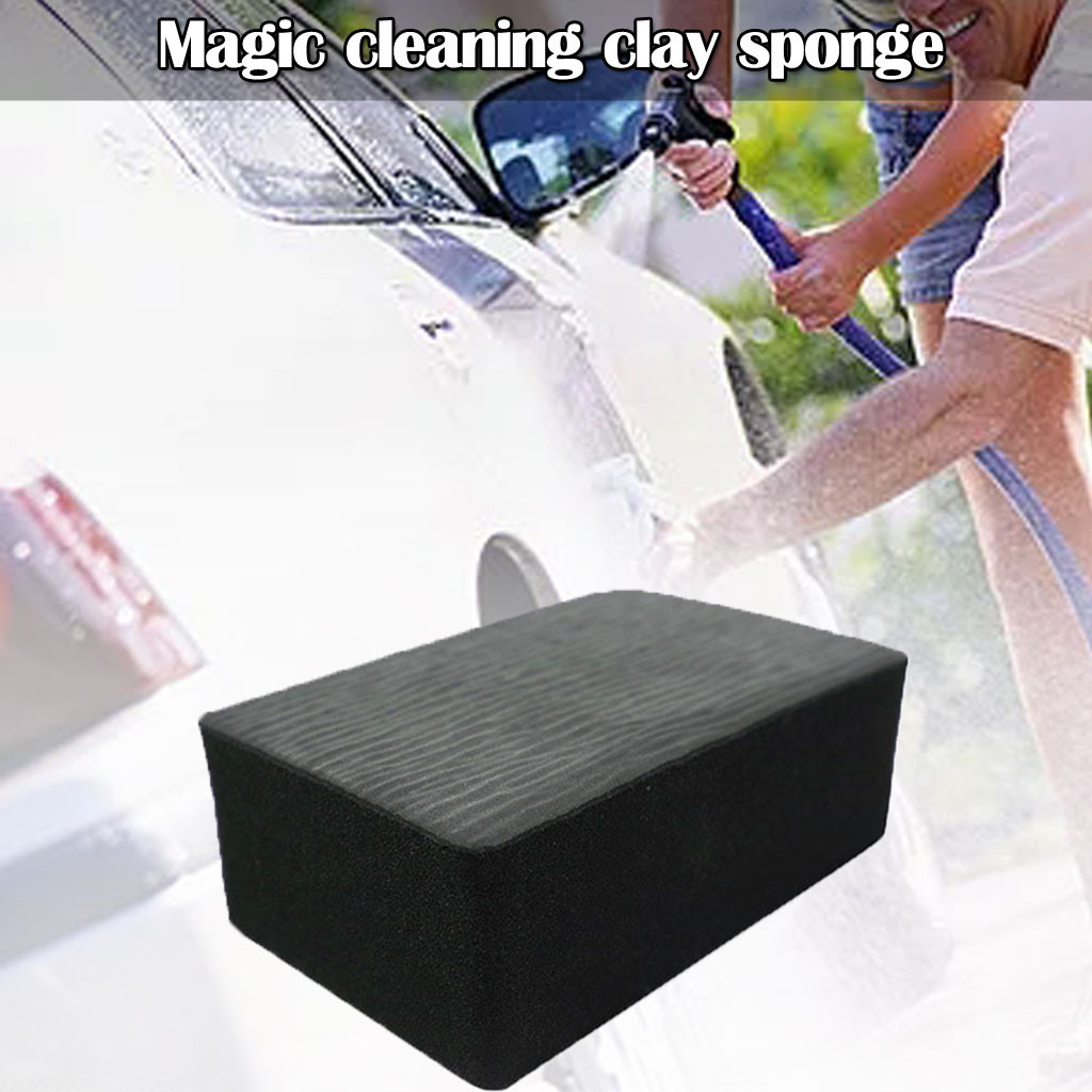 1 Pcs High Quality Car Magic Clay Bar Pad Sponge Block Auto Cleaner Cleaning Eraser Wax Polish Pad Tool Car Wash Sponge