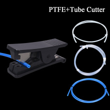 PTFE Tube Teflonto Pipe OD 4MM ID 2MM+Cutter For E3D V6 V5 Hotend Bowden Extruder 1.75MM Filament V6 Nozzle 3D Printer Parts