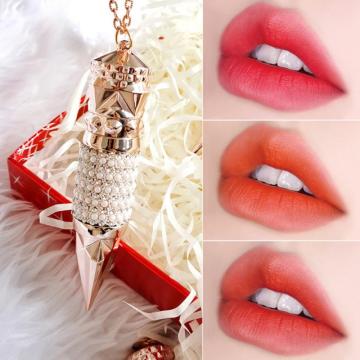 Brand New Tricolor Velvet Matte Lipstick Luxury Queen Crown Waterproof Not Sticky Makeup Long-lasting Lip Balm Cosmetic TSLM1