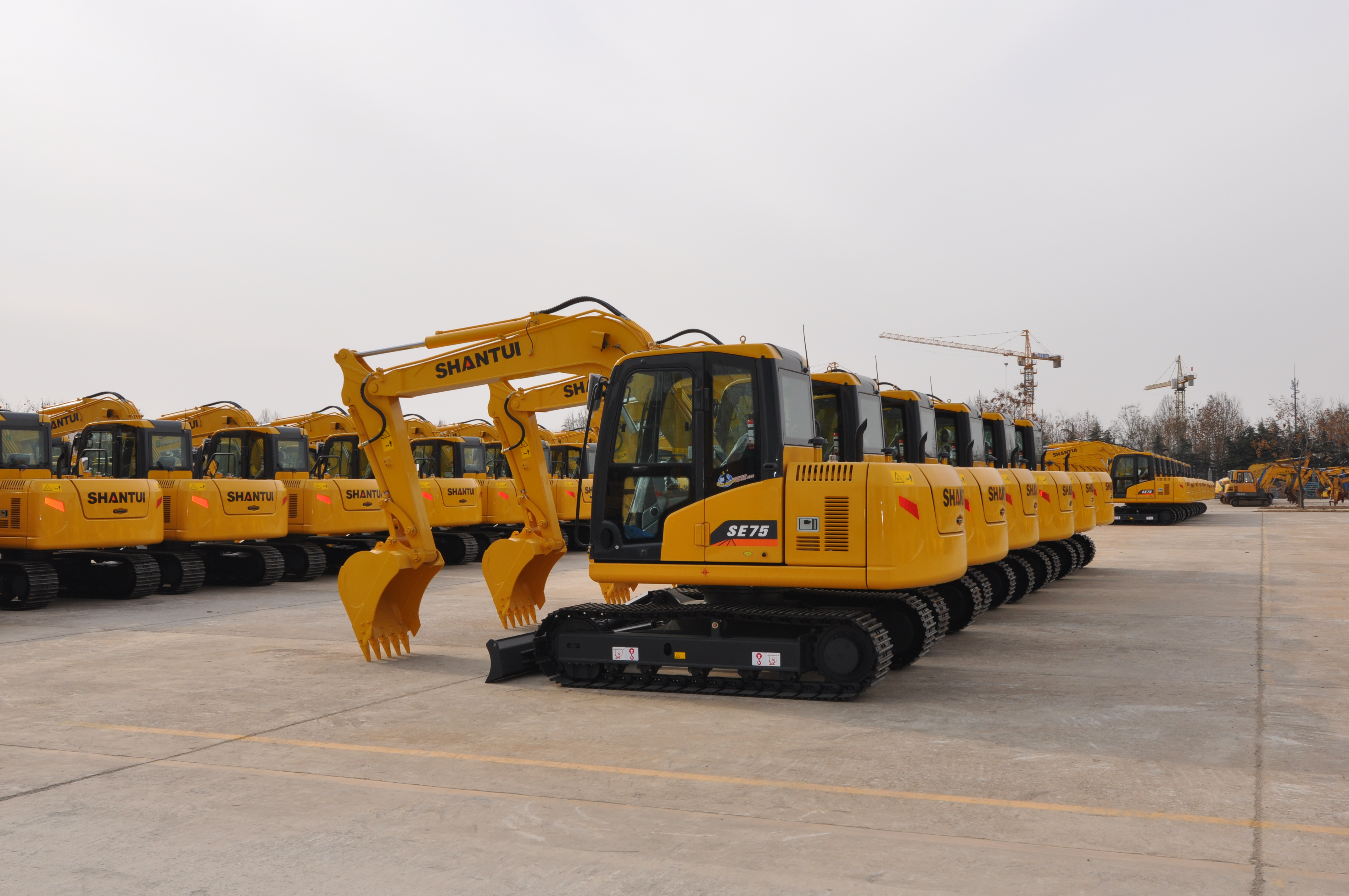Shantui official 7.5 ton multifunction mini excavator SE75