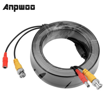 BNC CCTV accessory BNC Video Power Cable 5M 10M 15M 20M 30M 40M 50M for Analog AHD CCTV Surveillance Camera security system